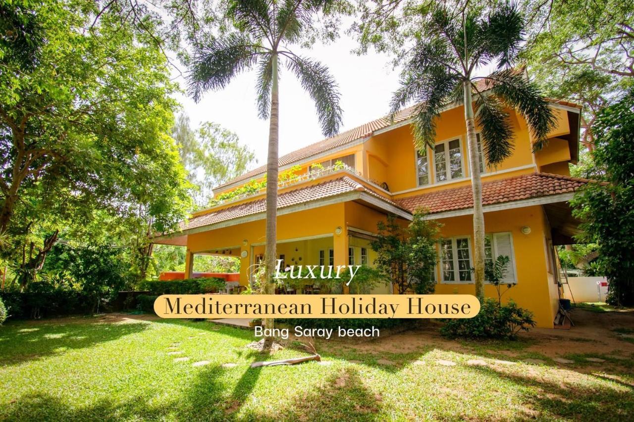 300M From Beach - Luxury Mediterranean Holiday House - Pets Welcome Bang Sare Ngoại thất bức ảnh